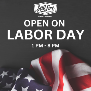 Open On Labor Day!