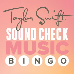 Taylor Swift Sound Check Music Bingo